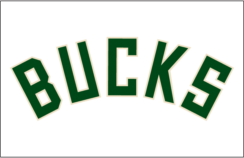 Milwaukee Bucks 2015-Pres Jersey Logo fabric transfer...